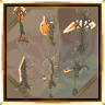 Minecraft 3D Model - Pale Garden Creaking Tool & Weapon Set [x6]
